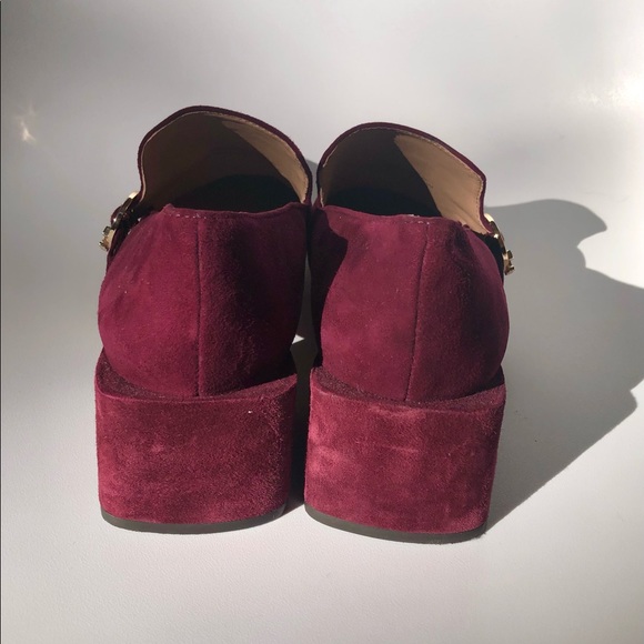 Tory Burch - Tess Loafer, Lancaster Suede, 2 inch Heel, Leather Sole, Size 9 - Picture 3 of 8